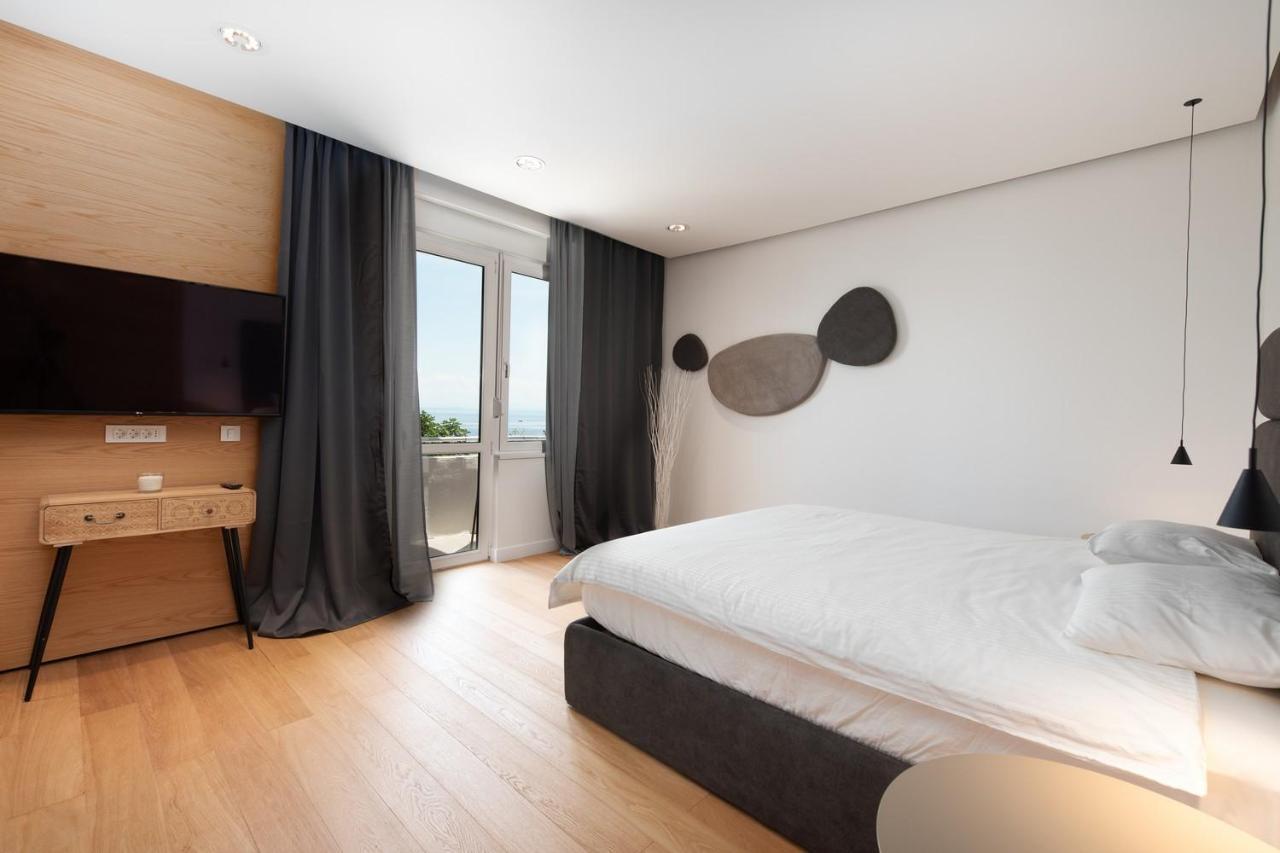 Beachfront Apartment Rosa Del Mar Jardin Mošćenička Draga エクステリア 写真